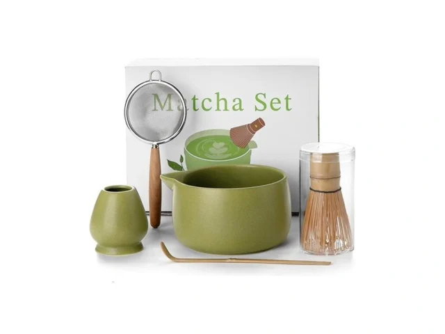 20oz Matcha Whisk Set – 5pcs Japanese Tea Set… Code