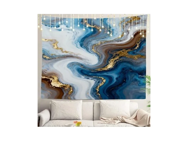 Shrahala Marble Wall Hanging Green Gold Abstract… Coupon