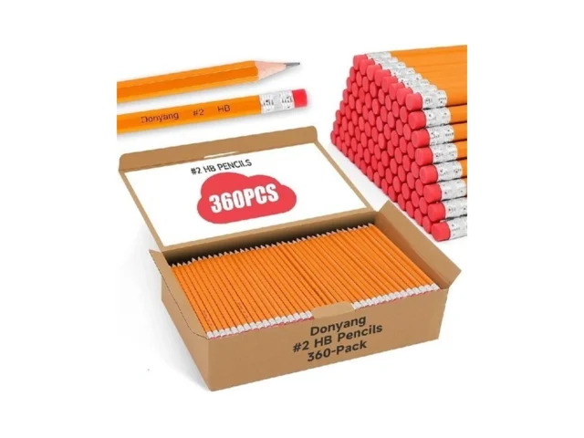 Donyang 360 Pack 2 Pencils Bulk Pre-sharpened… Code