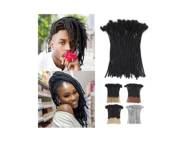 Vecago 10 Inch 50 Strands Loc Extensions Human Hair…