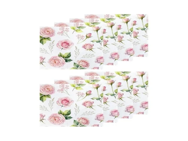 Shrahala Flower Vintage Placemats Art Vintage… Coupon