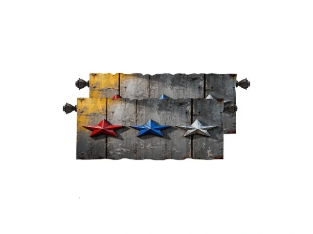 Baonews Red White Blue Stars Country Kitchen… Coupon