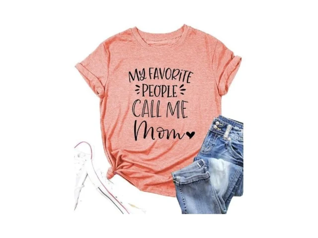 My Favorite People Call Me Mom Shirts Women Mama T… Coupon