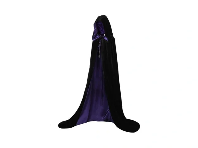 Charm Cstay Black And Purple Cloak With Hood For… Code