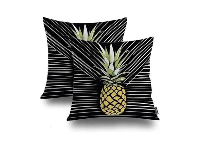 Shrahala Summer Pillow Covers 18×18 Pineapple… Coupon