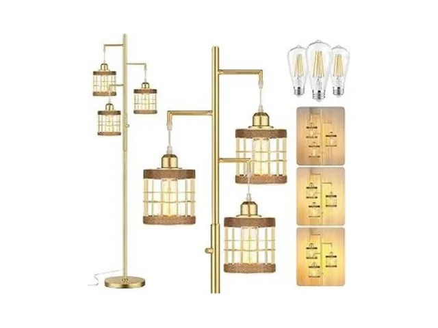 Qimh Industrial Floor Lamps For Living Room Tree… Code