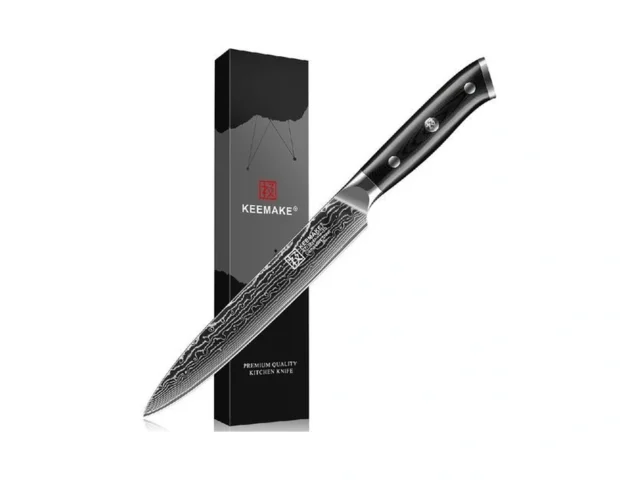 Keemake Carving Knife For Meat 8 Inch Ultra Sharp… Code