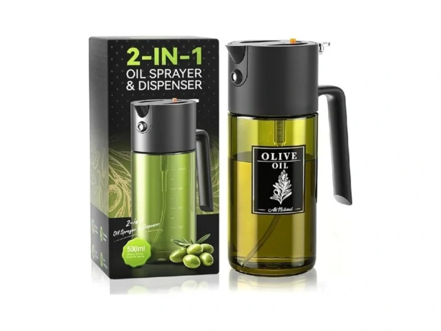 2-in-1 500ml 17oz Light-blocking Dark Oil Sprayer… Code
