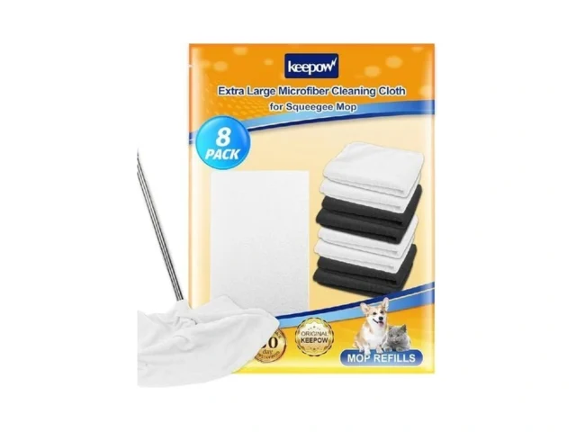 Keepow 8pcs Extra Large Microfiber Cleaning Cloth… Code