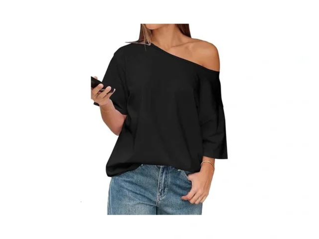 Matunana Womens Off The Shoulder Tops Summer Short… Code