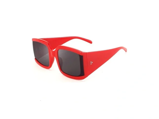 Feisedy Vintage Shades Oversized Luxury Square… Code