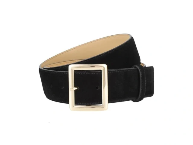 Tilafeyo Women S Suede Belt With Gold Buckle Casual… Code