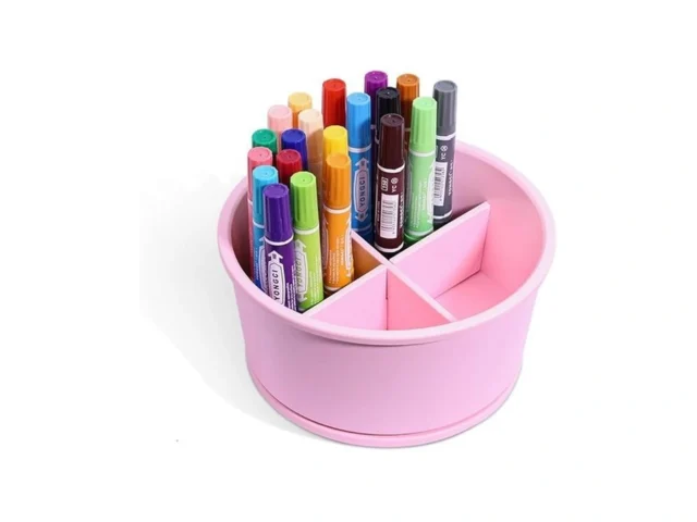 Lyng 360 Rotating Pen Holder For Desk Small Desk… Code