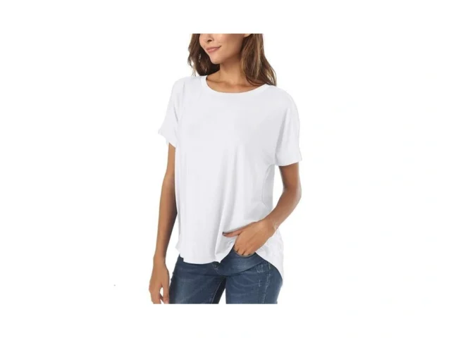 Basic Lightweight Summer Tops For Women Oversized… Code