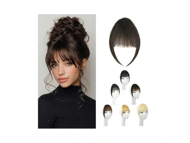 Fgzjmae Clip In Bangs 100 Real Human Hair Dark… Coupon