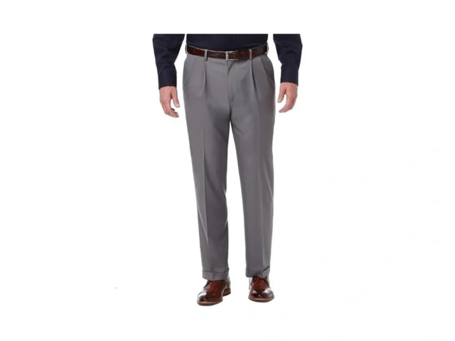 Haggar Men S Premium Comfort Classic Fit Pleat… Coupon