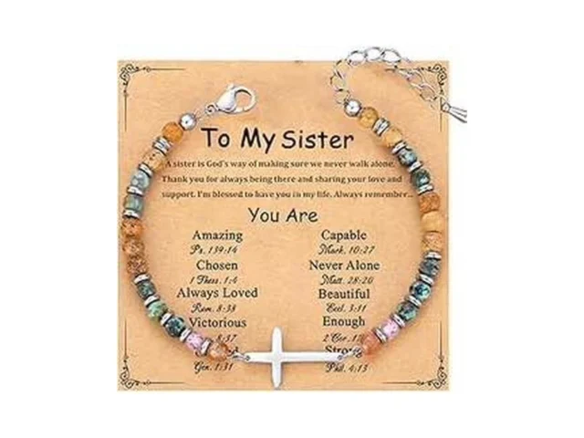 Ovificea Cross Bracelet For Women Christian Gifts… Code