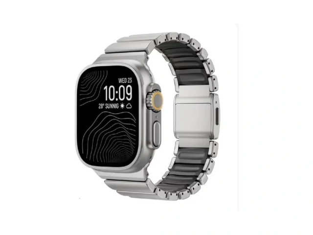 Titanium Silicone Dual-layer Link Bands Compatible… Code