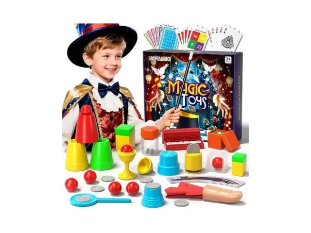 Novaluki Magic Kit For Kids 98 Magic Tricks… Code
