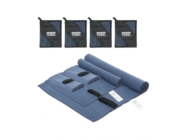 Nuoyee 4 Pack Camping Towel Set Microfiber… Code