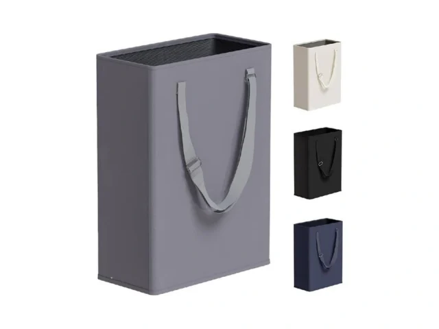 Slim Laundry Hamper With Adjustable Long Handles… Code