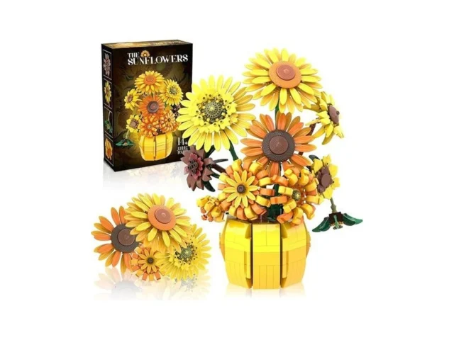 Mavo Brix Flowers Building Sets For Adults Van Gogh… Code