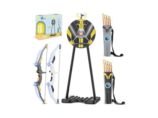 2 Pack Bow And Arrow For Kids Led Light Up Archery… Code