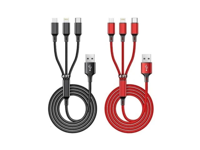 Multi Charging Cable 4ft 2pack Multi Phone Charger… Code