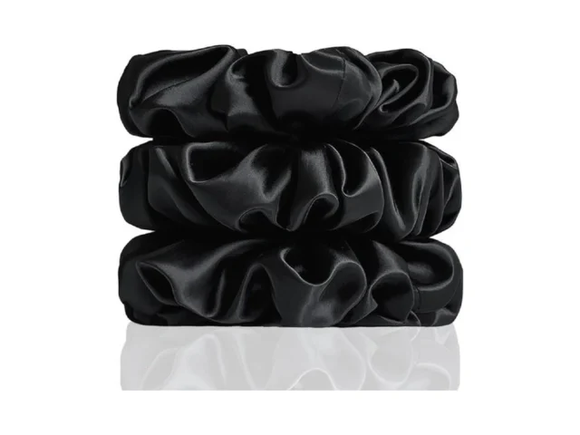 Feivea 3pcs 22 Momme 100 Mulberry Silk Scrunchies… Code
