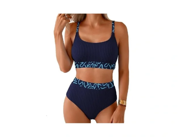 Herseas Women S Textured Sporty Bikini Sets Floral… Code