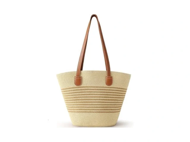 Trifabricy Beach Bags For Women Summer Straw Beach… Code