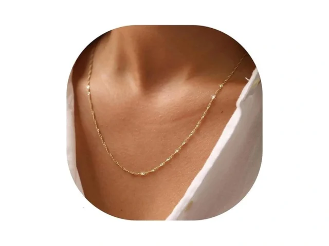 Baylay Gold Chain For Women – 18k Gold Plated Chain… Code