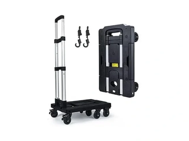 Lidtop Folding Hand Truck With 7 Wheels Heavy Duty… Code