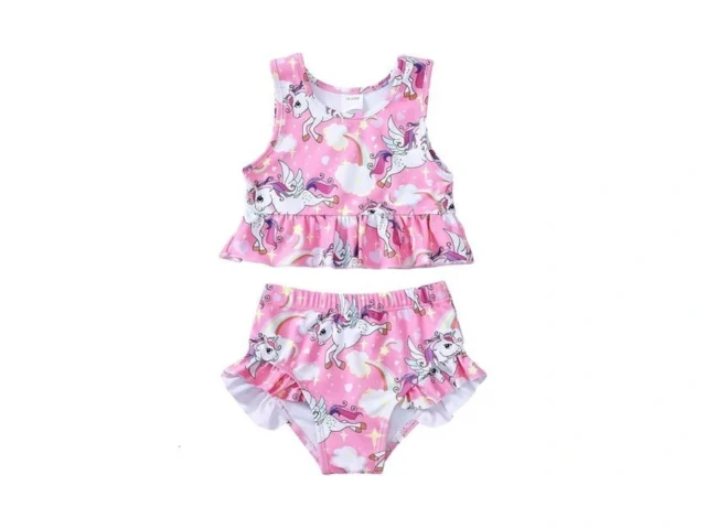 Ywfshop Baby Swimsuit Girl Two Piece Bathing Suit… Code