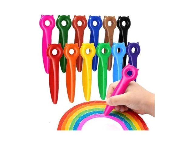 Kerifi Triangle Jumbo Crayons For Toddlers 1-3 Mess… Code