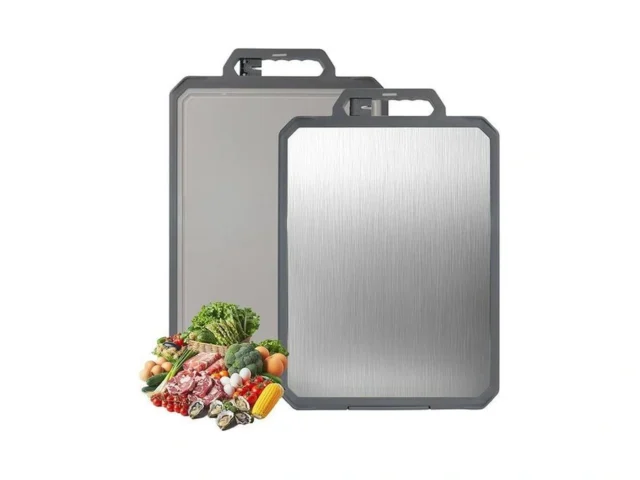 Stainless Steel Cutting Board For Kitchen 2-in-1… Code