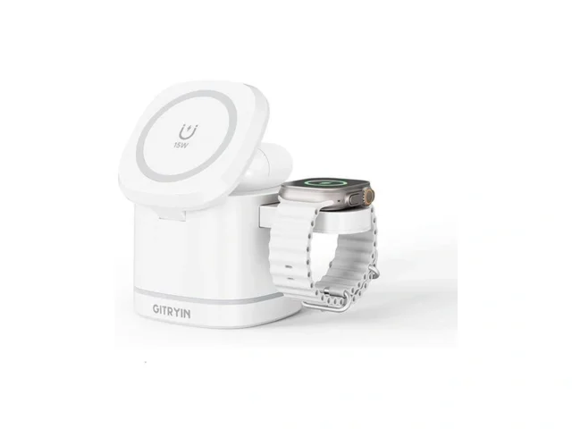 Gitryin Magnetic Wireless Charger Stand For Apple… Code