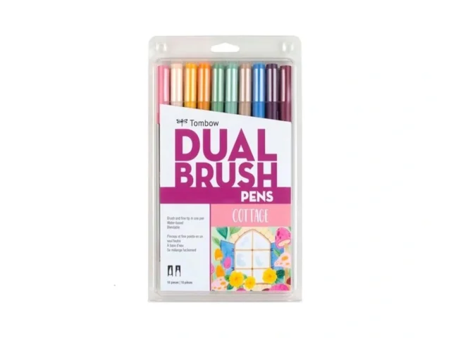 Tombow 56216 Dual Brush Pen Art Markers Cottage… Coupon