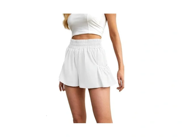 Freeoak Womens Running Shorts With Liner High Waist… Code