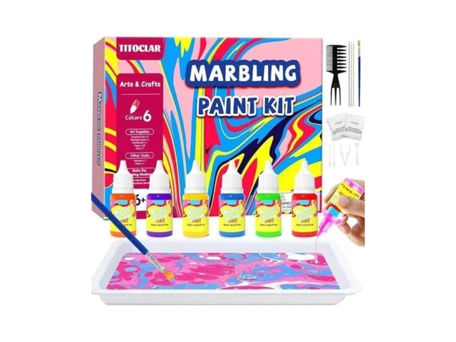 Titoclar Water Marbling Paint For Kids Easter… Code