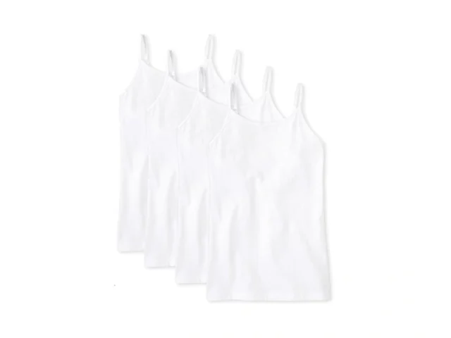 The Children S Place Girls 4 Pack Basic Cami White… Coupon