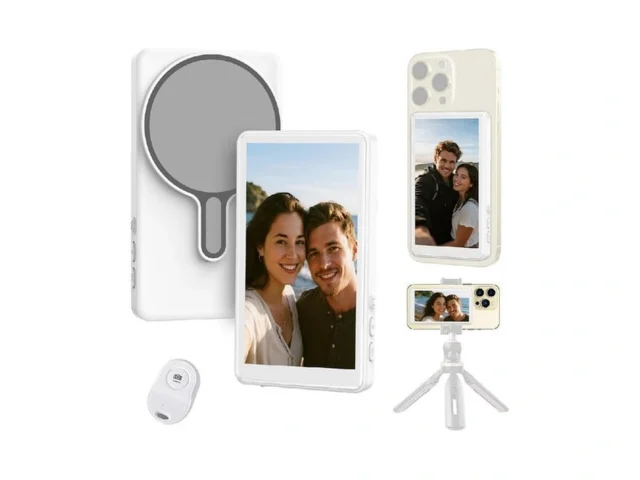 Selfie Monitor Screen For Iphone 17 Series Android… Code