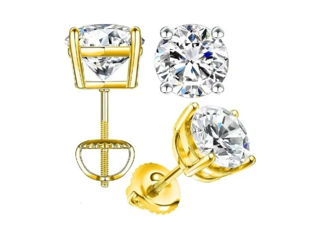 1carat Moissanite Earrings S925 Sterling Silver… Coupon