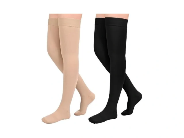 2pairs Ktinnead 20-30mmhg Thigh High Compression… Code