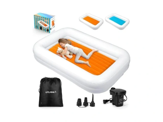 Ushma Toddler Travel Bed 4-side Reversible 2 Colors… Code