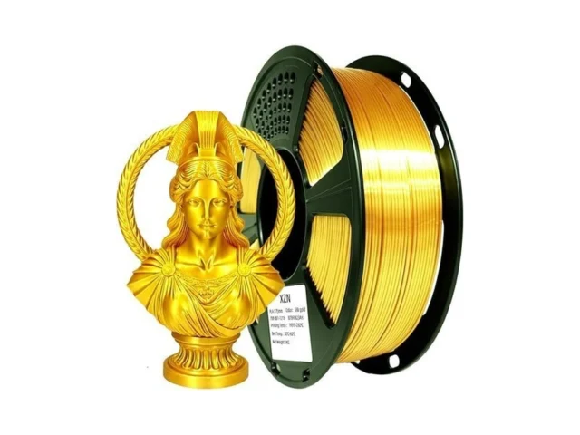 Xzn Silk Pla Filament 1 75mm Metal-like Shiny Gold… Code