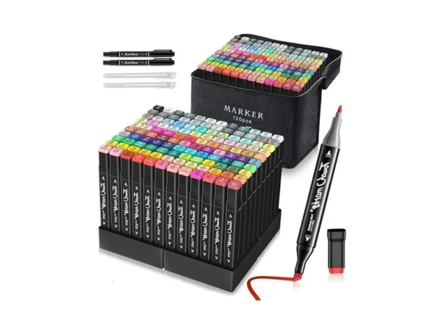 Adamstar Alcohol Markers 120 Colors Dual Tip Art… Code