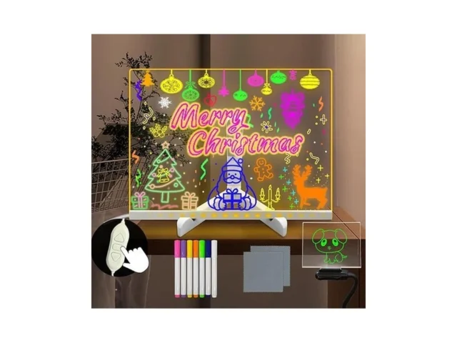 Aseaz Acrylic Dry Erase Board With Light Diy… Code