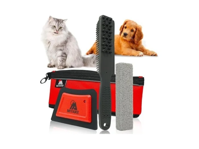Miyake 3-in-1 Pet Hair Remover Rubber Brush With… Code