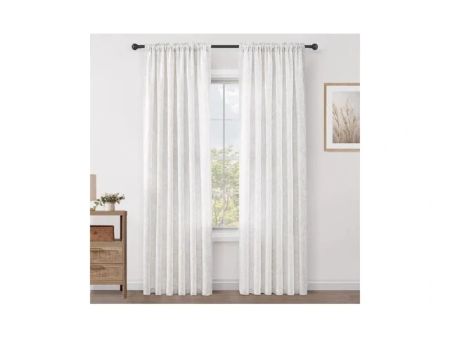 Olepangi Cream White Curtains 80 Inch Length For… Code